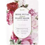 Petitfee & Koelf Máscara de manos satinada con pétalos de rosa 16 g / 2 uds 1×16 g / 2 uds