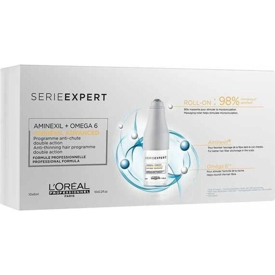 L´Oréal Professionnel Aminexil 1×6 ml, fiolă împotriva căderii părului