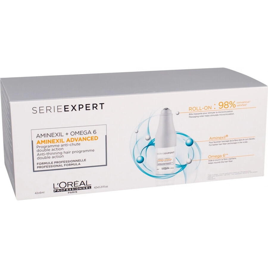 L´Oréal Professionnel Aminexil 1×6 ml, fiolă împotriva căderii părului