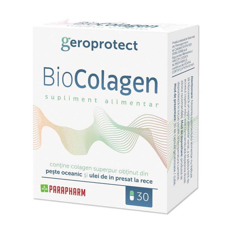 BioColagen Forte, 30 capsule, Parapharm recenzii