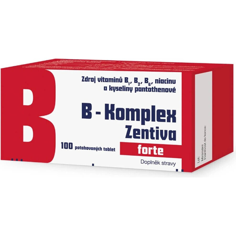 B-Komplex Zentiva forte 100 tbl 1×100 tbl, vitamina B