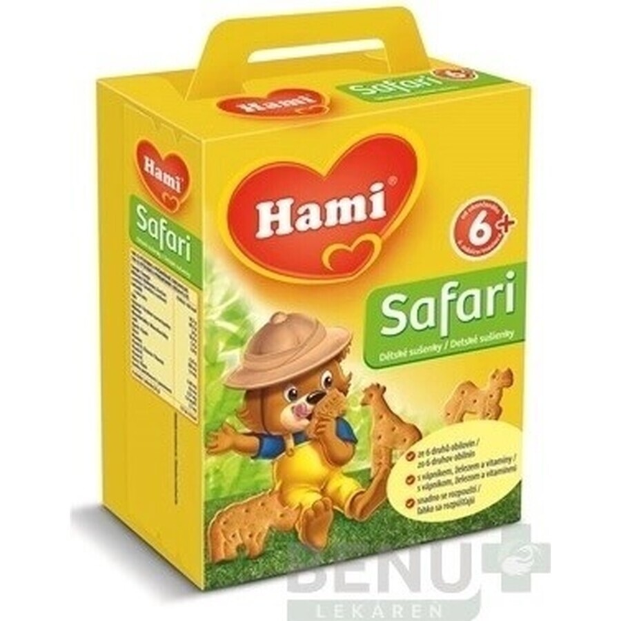 Galletas Hami Safari 1×180 g, a partir de 6 meses