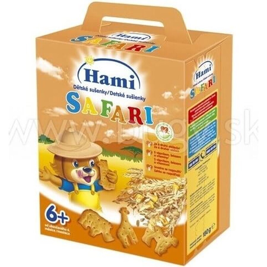 Galletas Hami Safari 1×180 g, a partir de 6 meses