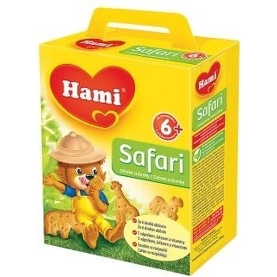 Galletas Hami Safari 1×180 g, a partir de 6 meses