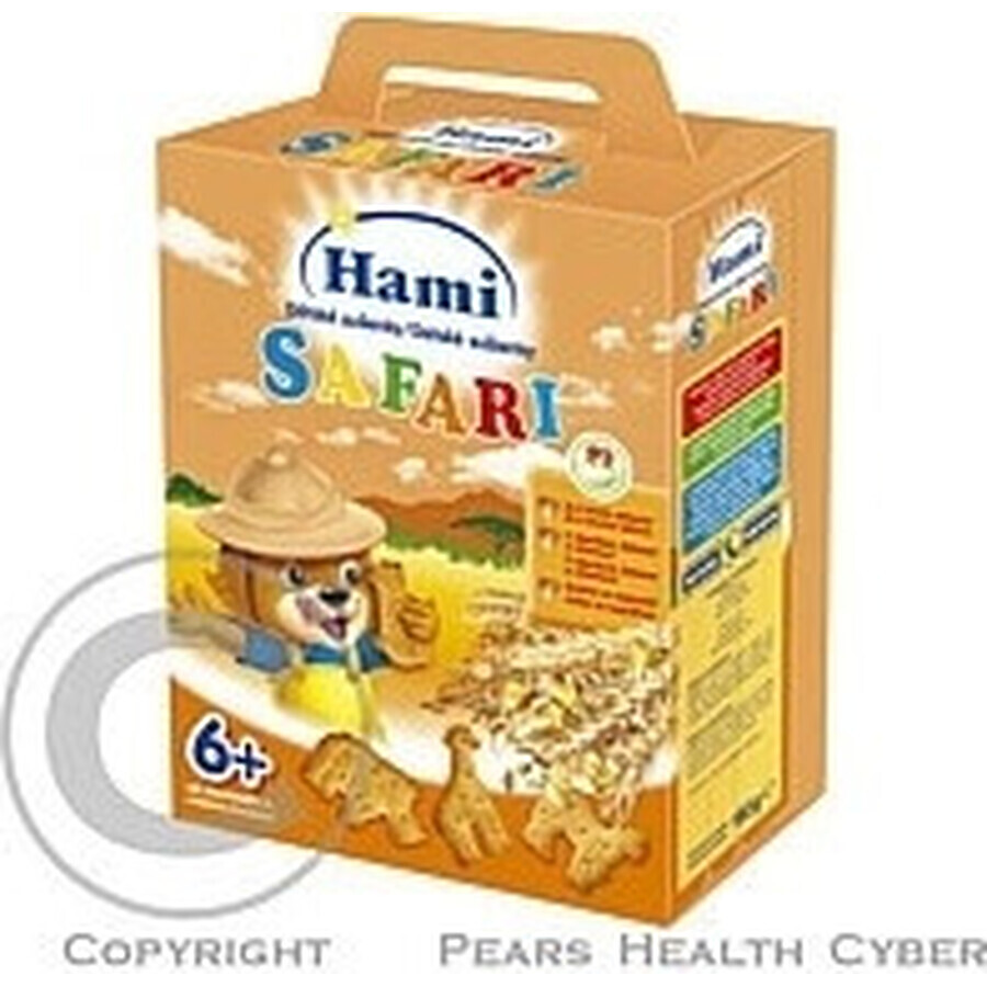 Galletas Hami Safari 1×180 g, a partir de 6 meses