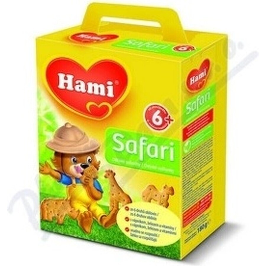 Galletas Hami Safari 1×180 g, a partir de 6 meses