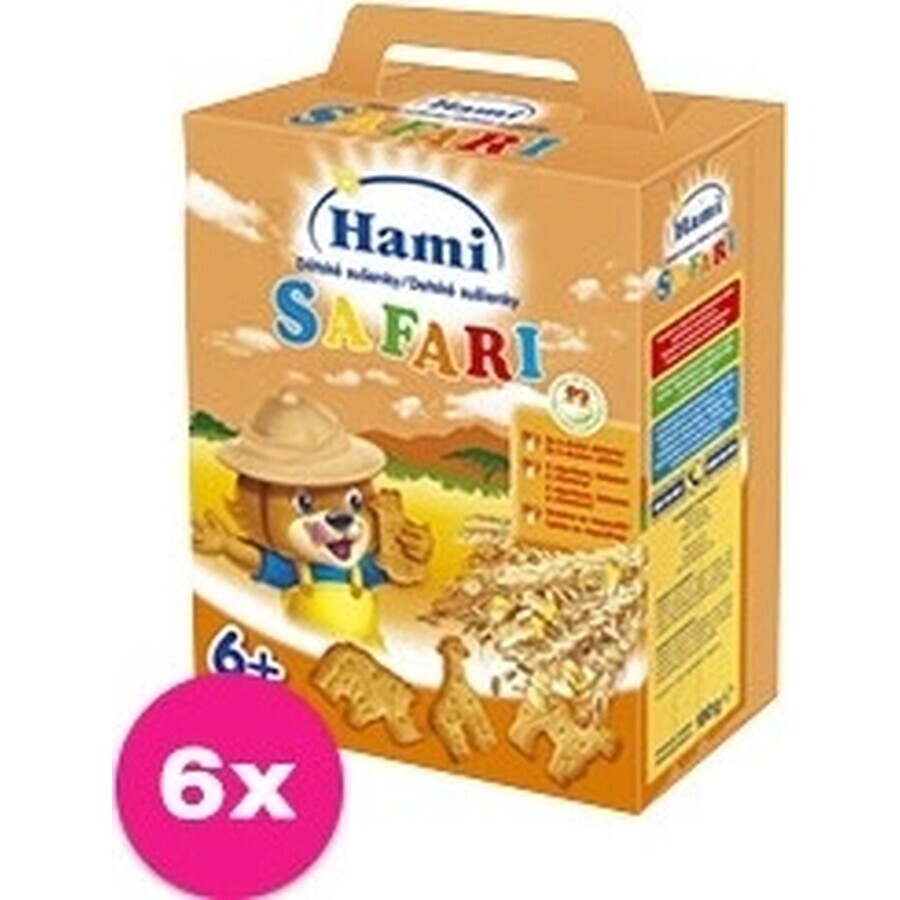 Galletas Hami Safari 1×180 g, a partir de 6 meses