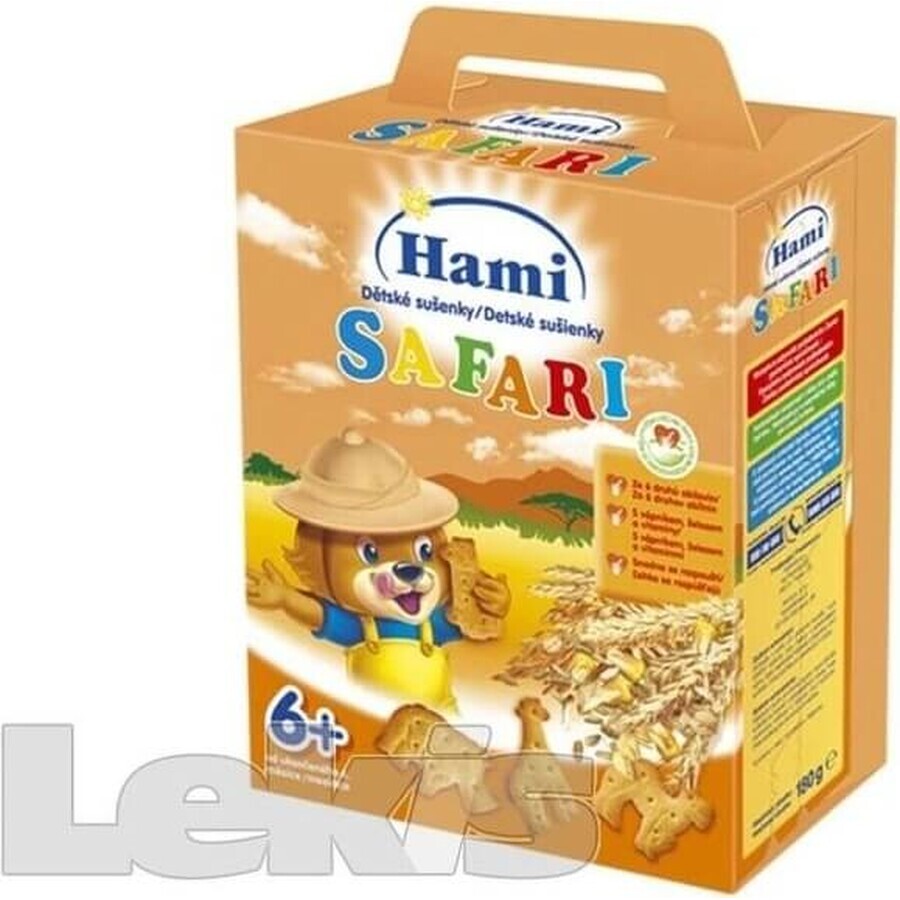 Galletas Hami Safari 1×180 g, a partir de 6 meses