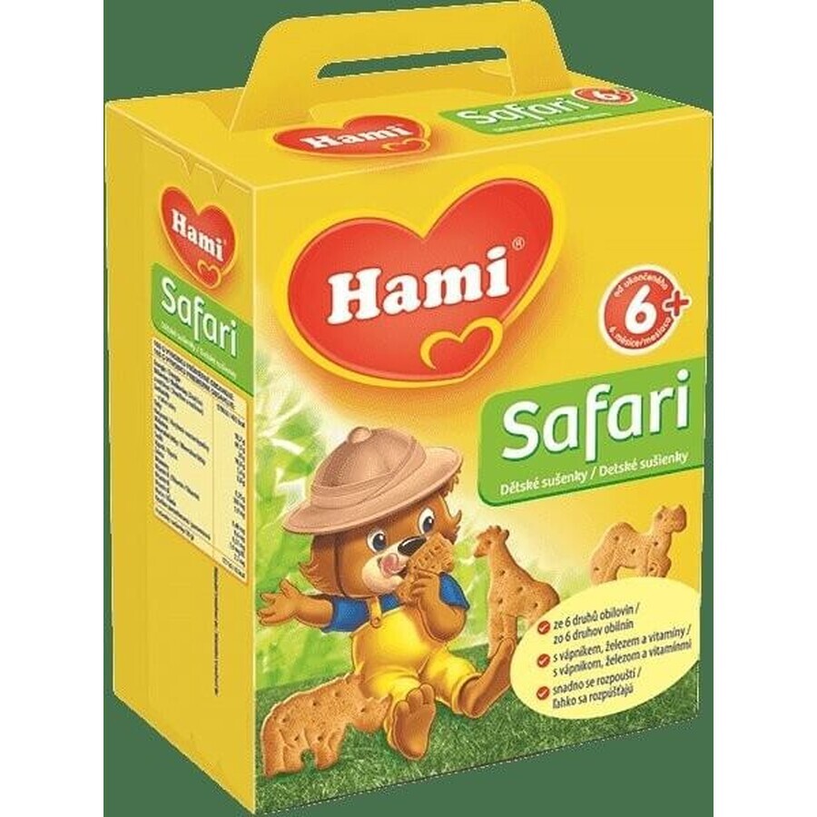 Galletas Hami Safari 1×180 g, a partir de 6 meses