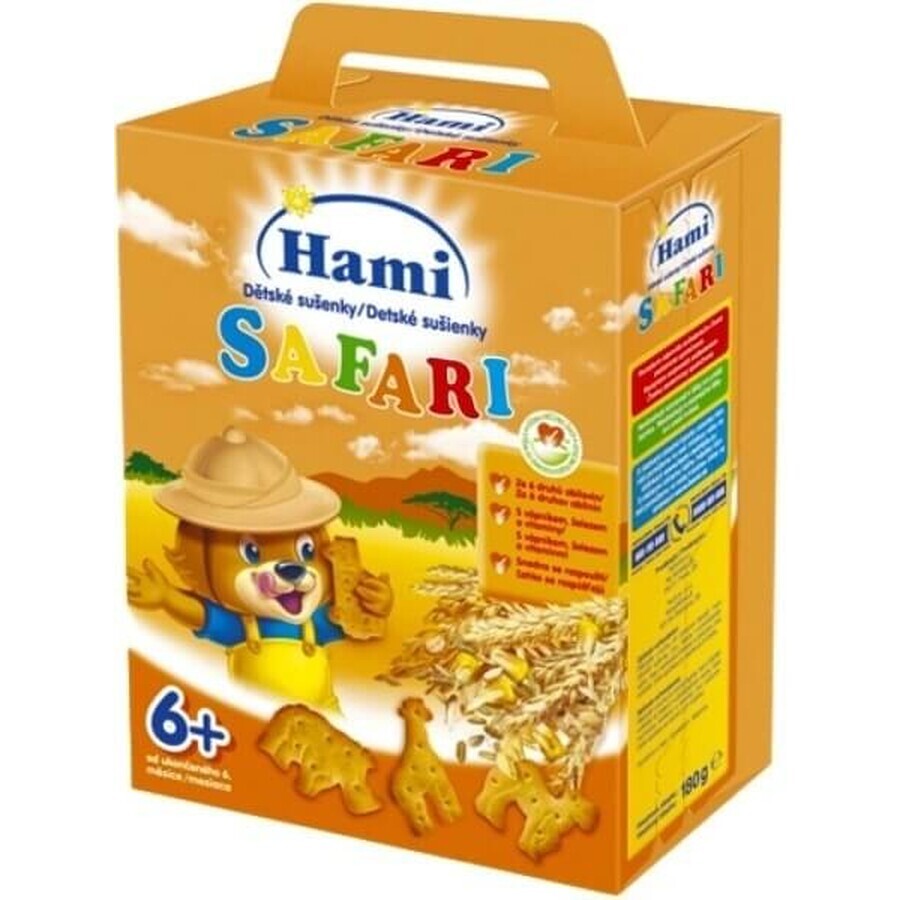 Galletas Hami Safari 1×180 g, a partir de 6 meses