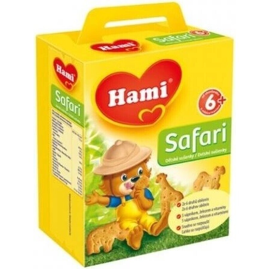 Galletas Hami Safari 1×180 g, a partir de 6 meses