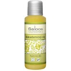 Saloos Olio vegetale di Macadamia 1×50 ml, olio per la pelle