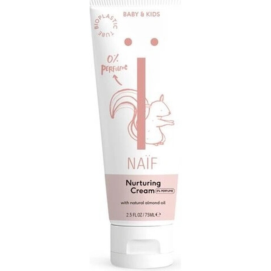 NAÏF Nourishing cream for babies and children fragrance free 1×75 ml, Nourishing cream for babies and children