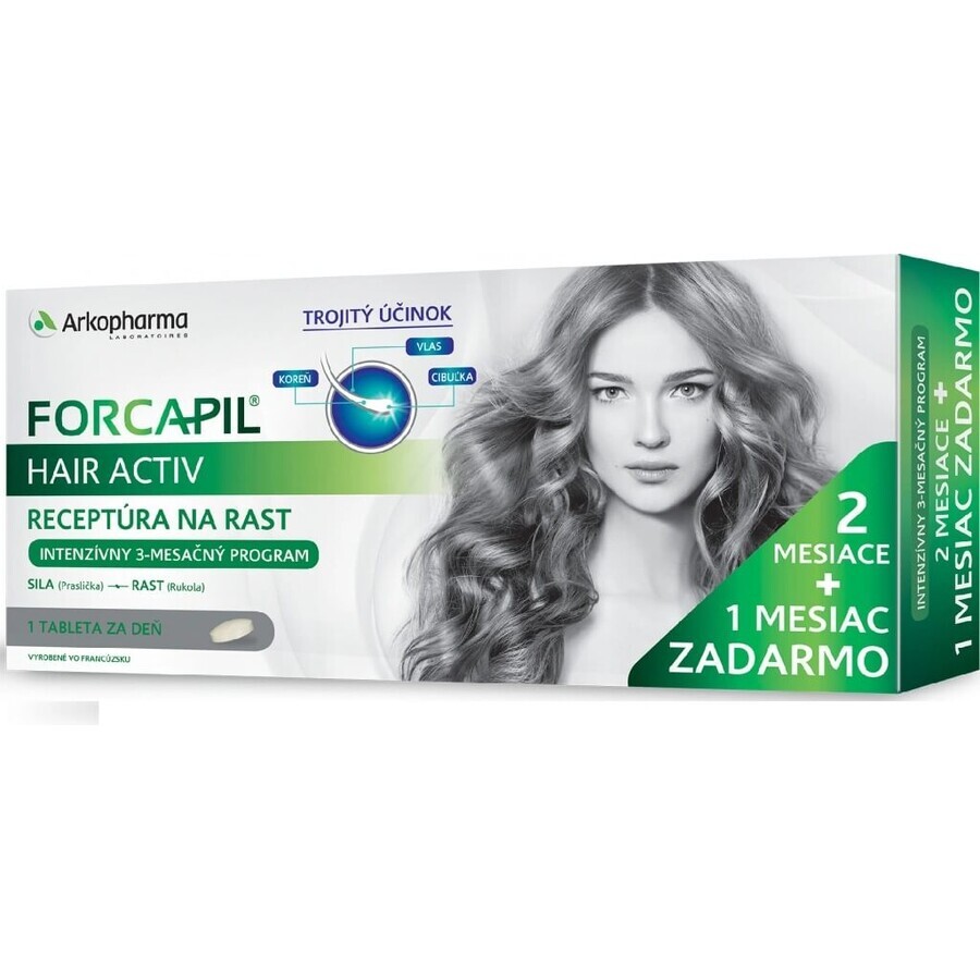 FORCAPIL HAIR ACTIV 3×30 tbl, (90 buc)