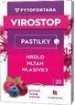 VIROSTOP Pastiluțe - fructe de pădure 1&#215;20 buc, pastiluțe &#238;mpotriva gripei