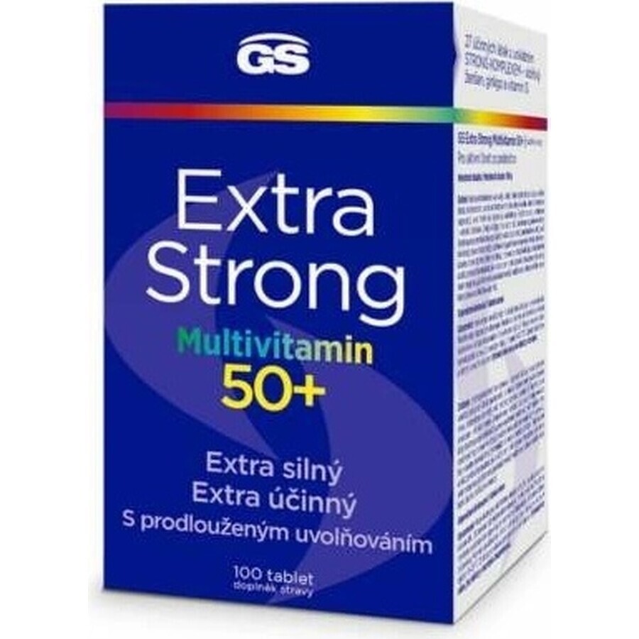 GS Extra Strong Multivitamin 50+, 100 tbl 1×100 tbl, nutritional supplement