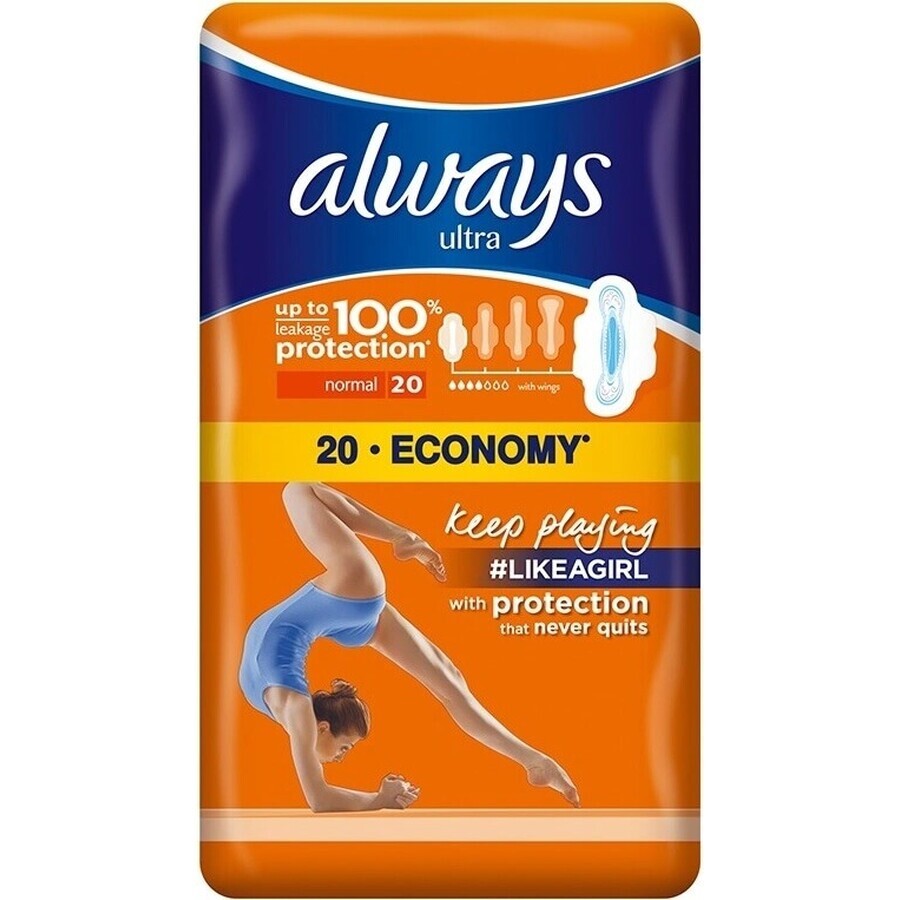 Always Ultra Duo 20 buc Normal Plus 1×20 buc, tampoane menstruale