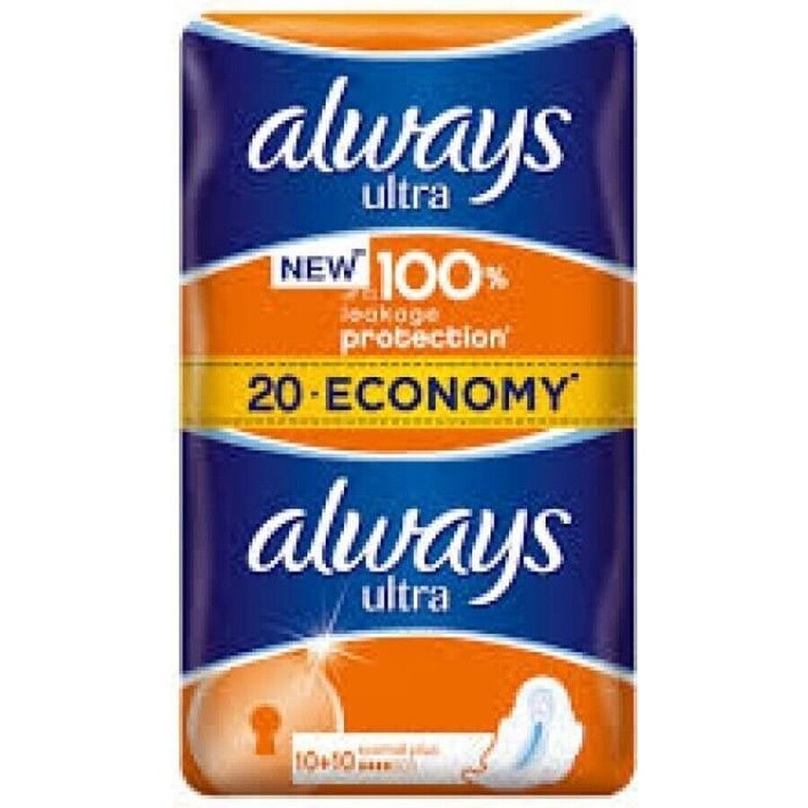 Always Ultra Duo 20 buc Normal Plus 1×20 buc, tampoane menstruale