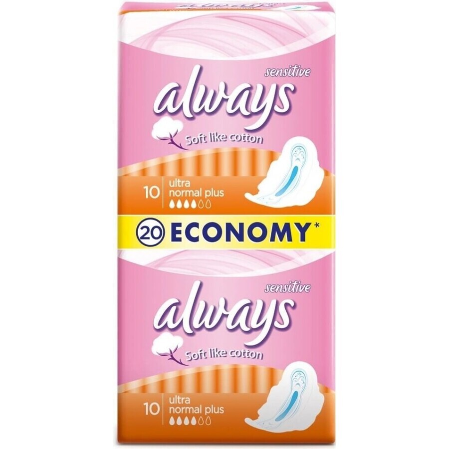 Always Ultra Duo 20 buc Normal Plus 1×20 buc, tampoane menstruale