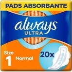 Always Ultra Duo 20 buc Normal Plus 1×20 buc, tampoane menstruale