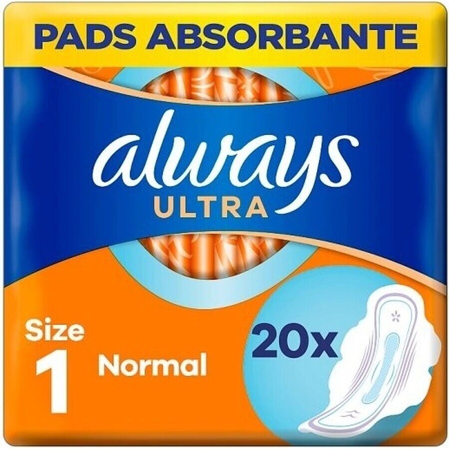 Always Ultra Duo 20 buc Normal Plus 1×20 buc, tampoane menstruale