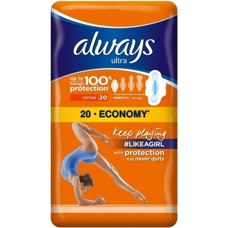 Always Ultra Duo 20 buc Normal Plus 1×20 buc, tampoane menstruale