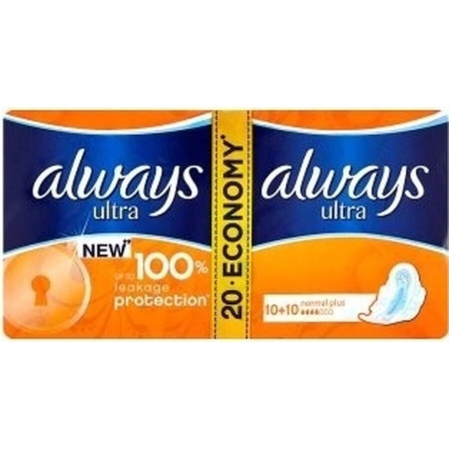 Always Ultra Duo 20 buc Normal Plus 1×20 buc, tampoane menstruale