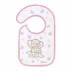 BABYONO Bavetă Terry, medie, elefant impermeabil 6m+ 1×1 buc