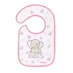 BABYONO Bavetă Terry, medie, elefant impermeabil 6m+ 1×1 buc