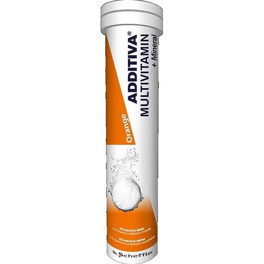 ADDITIVA MULTIVITAMIN + Mineral, Orange 1×20 tbl