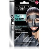 Eveline Facemed Matt Detox Gesichtsmaske 8in1 2×5 ml, Gesichtsmaske