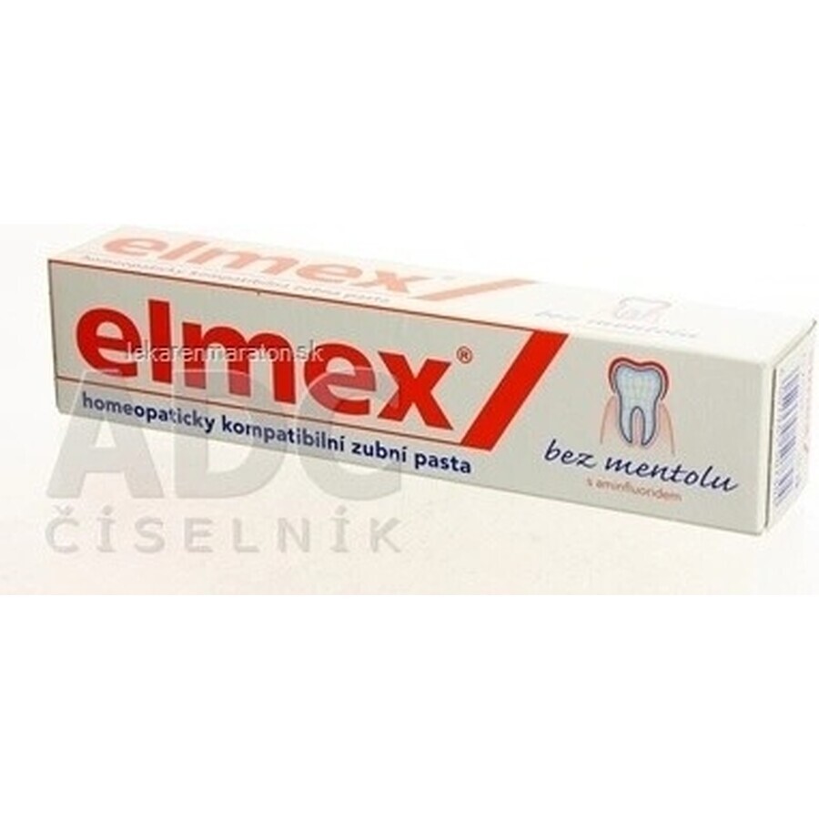 ELMEX MENTHOL-VRIJ TOOTH PASTE 1×75 ml, zonder menthol