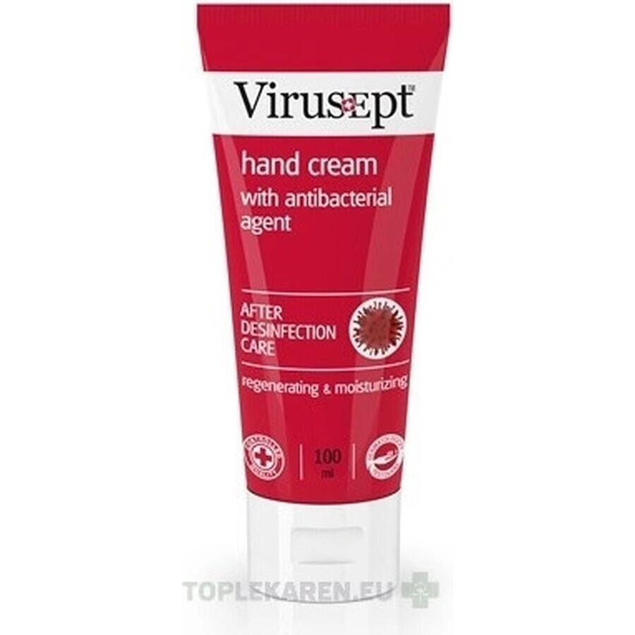 Cremă de mâini Virusept cu aditiv antibacterian 1x100 ml