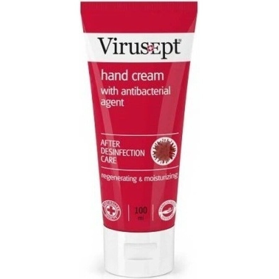 Cremă de mâini Virusept cu aditiv antibacterian 1x100 ml