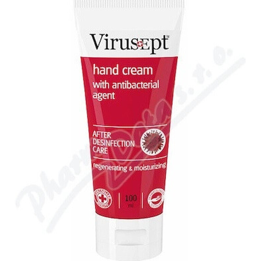 Cremă de mâini Virusept cu aditiv antibacterian 1x100 ml