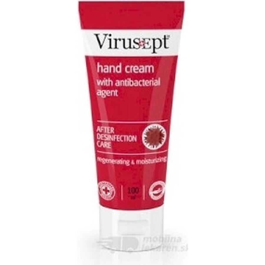 Cremă de mâini Virusept cu aditiv antibacterian 1x100 ml