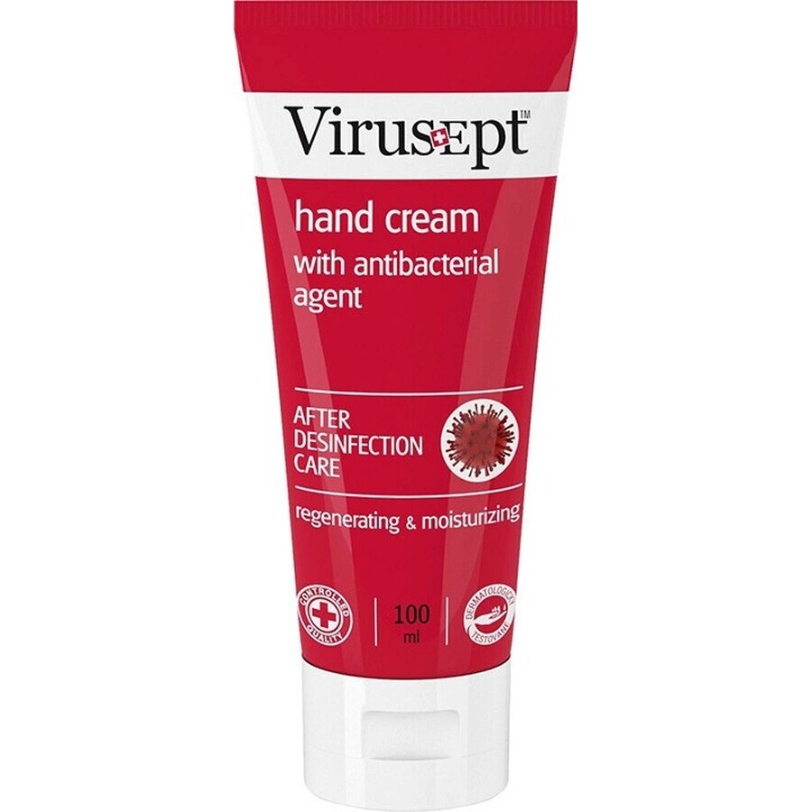 Cremă de mâini Virusept cu aditiv antibacterian 1x100 ml