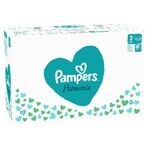 PAMPERS HARMONIE BABY DIAPERS V.3 6-10KG 186KS 1×186 pcs, couches taille 3