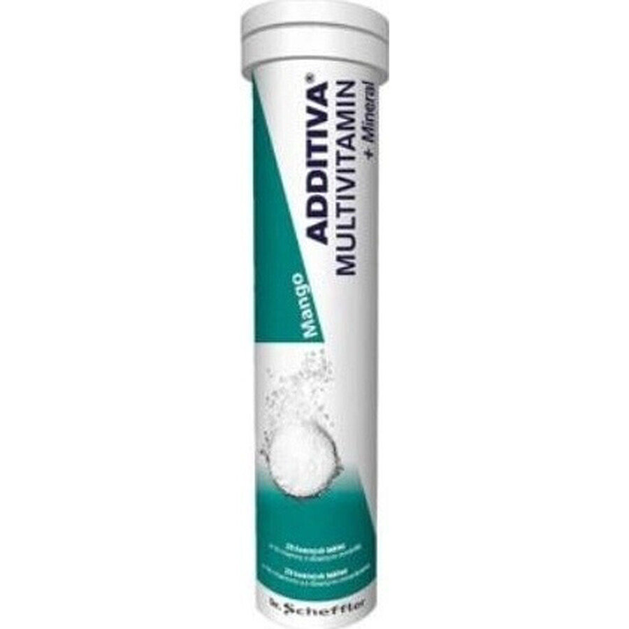 ADDITIVA MULTIVITAMIN + Mineral, Mango 1×20 tbl