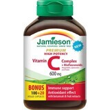 Jamieson Vitamina C PREMIUM con bioflavonoides 600mg 1×120 tbl