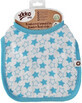 XKKO Bamboo bib - Little Stars Cyan 1&#215;1 buc