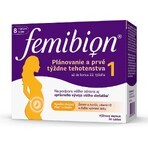 Femibion 1 Planificación y primeras semanas de embarazo, 56 tbl 1×56 tbl, complemento alimenticio