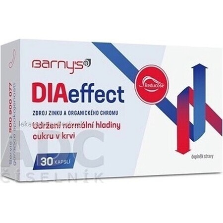 Barny's DIAeffect 1×30 cps, supliment alimentar