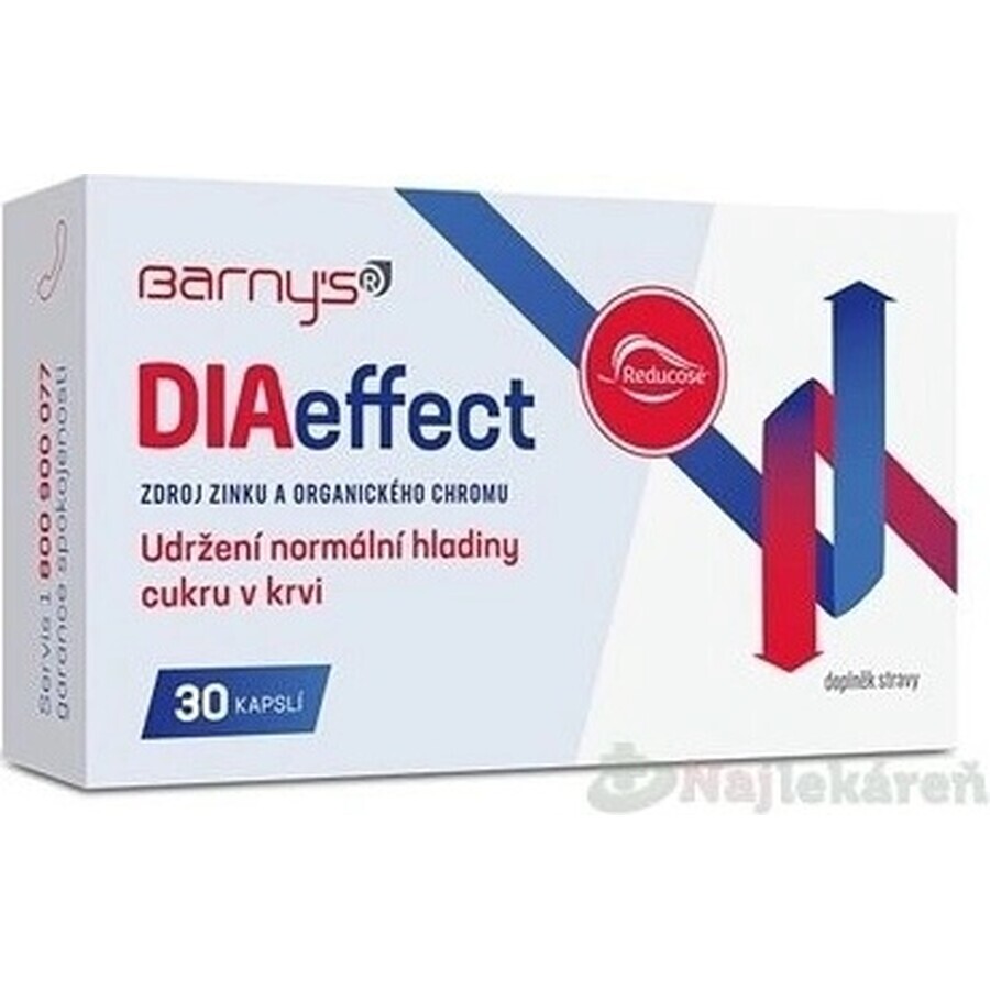 Barny's DIAeffect 1×30 cps, supliment alimentar