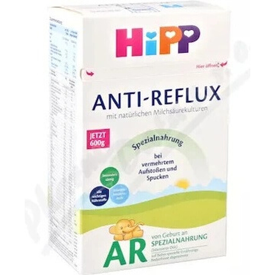 HiPP ANTI-REFLUX AR 1×600 g, formulă pentru sugari de la naștere