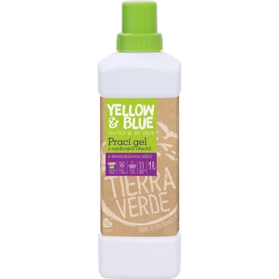 Gel pentru rufe Tierra Verde Lavanda 1×1000 ml, gel pentru rufe