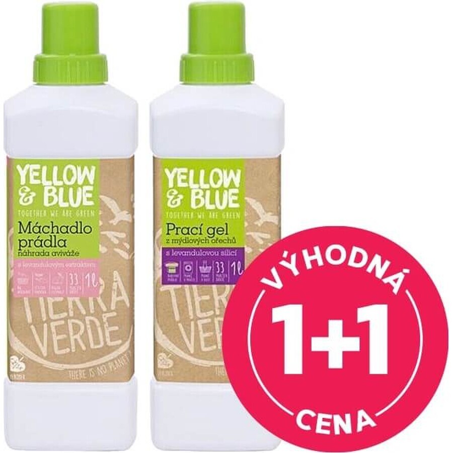 Gel pentru rufe Tierra Verde Lavanda 1×1000 ml, gel pentru rufe