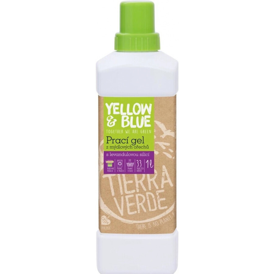 Gel pentru rufe Tierra Verde Lavanda 1×1000 ml, gel pentru rufe