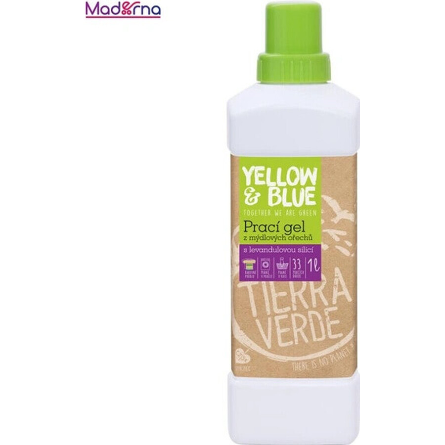 Gel pentru rufe Tierra Verde Lavanda 1×1000 ml, gel pentru rufe