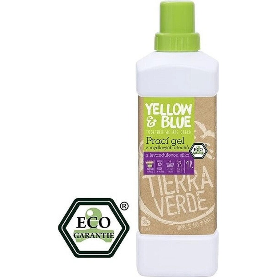 Gel pentru rufe Tierra Verde Lavanda 1×1000 ml, gel pentru rufe